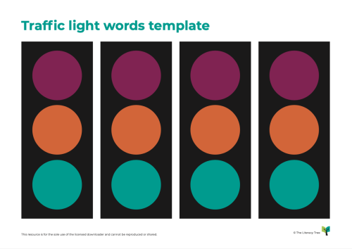 Traffic Light Words