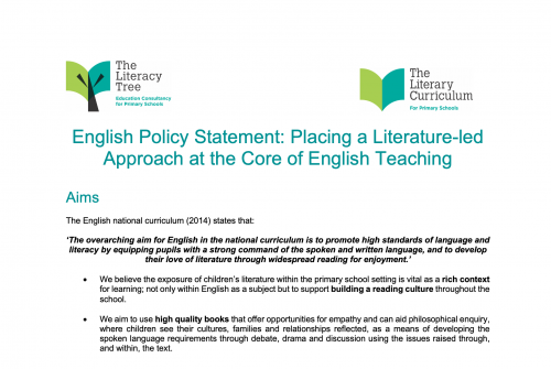 English Policy Statement